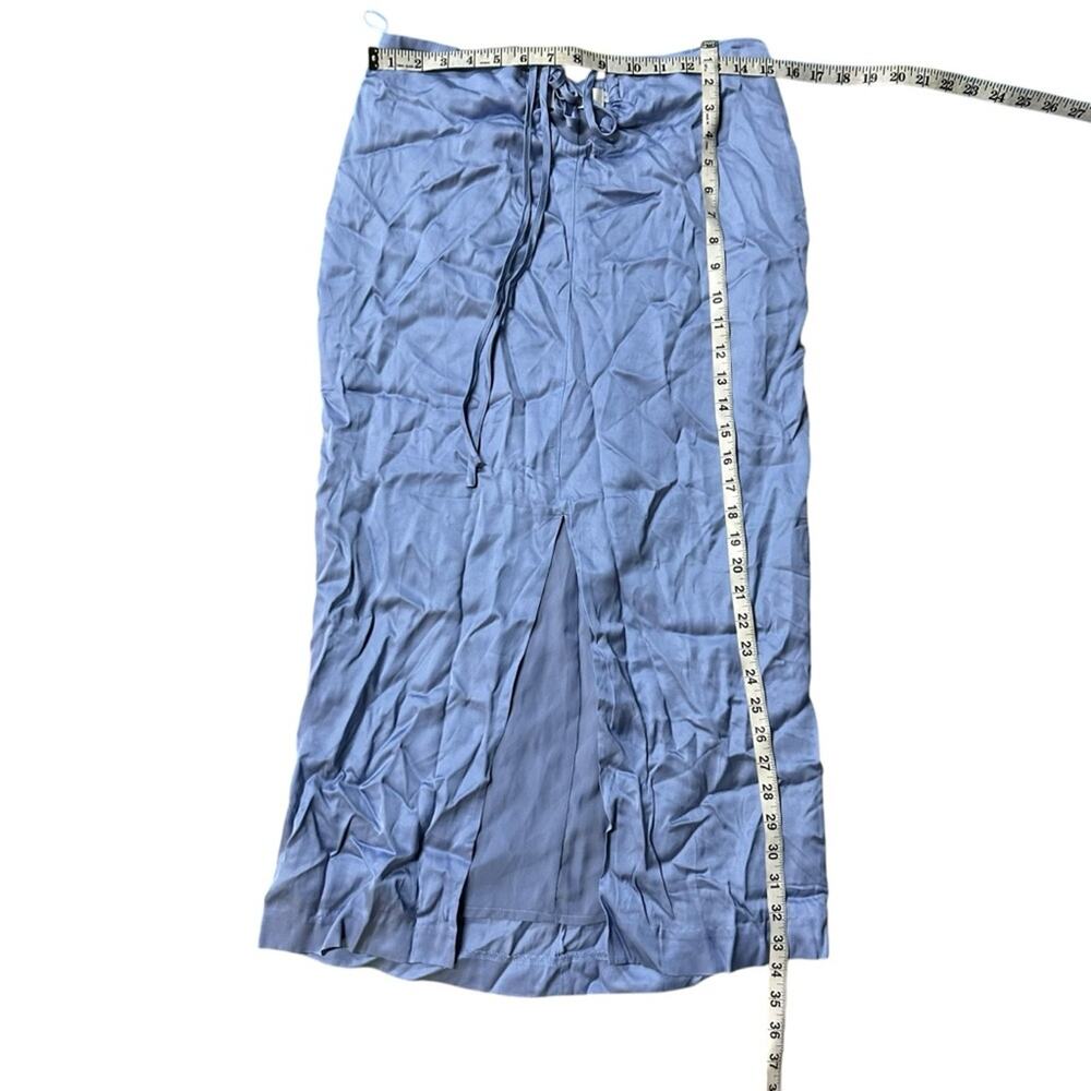 ASTR Robin Cutout Midi Skirt Blue Size Medium - Picture 7 of 9
